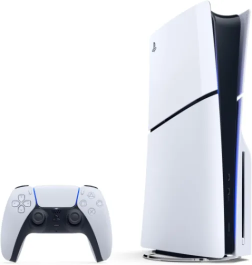 Sony PlayStation PS5 Slim Blu-Ray Edition Console - White (Renewed) PlayStation 5 Console
