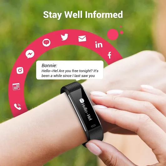 Fitness Tracker with Sleep Monitor, Activity Tracker with Step and Calories Counter, IP67 Waterproof Fitness Watch with Pedometer, Stopwatch for Women Men Green