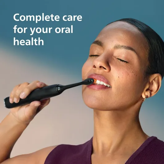 Sonicare DiamondClean Smart 9400 Electric Toothbrush, Sonic Toothbrush with App, Pressure Sensor, Brush Head Detection, 4 Brushing Modes and 3 Intensity Levels, Black, Model HX9917/89 Sonicare 9400, Black, 2 Brush Heads