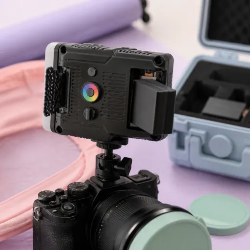 How the Genaray RGB-CP425 compact on‑camera RGB LED light panel reshapes portable lighting for creators